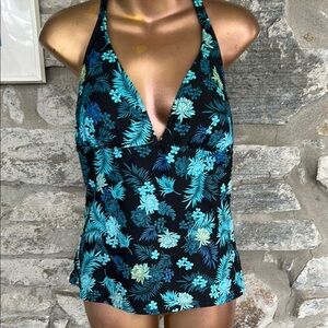 Floral Halter tankini top